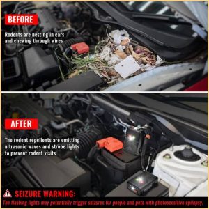 JARDINLASMARIPOSAS - Imagen - Artículos Comprar en Amazon - Loraffe DD-AR-001 Repelente de Animales, Color Negro - 01